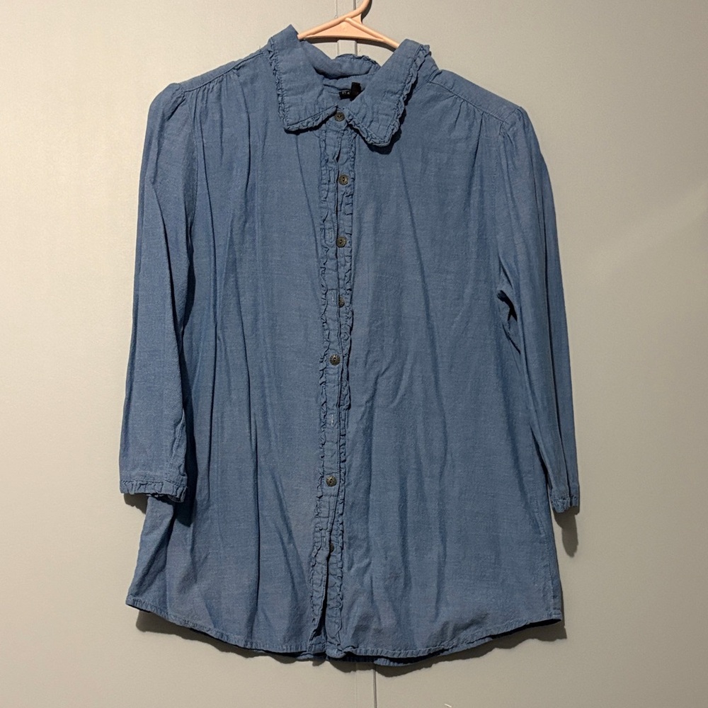 Hannah Denim Blue Top
